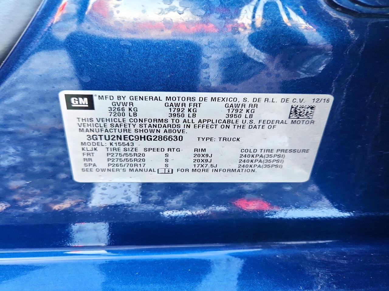 2017 GMC SIERRA K1500 SLT photo 12