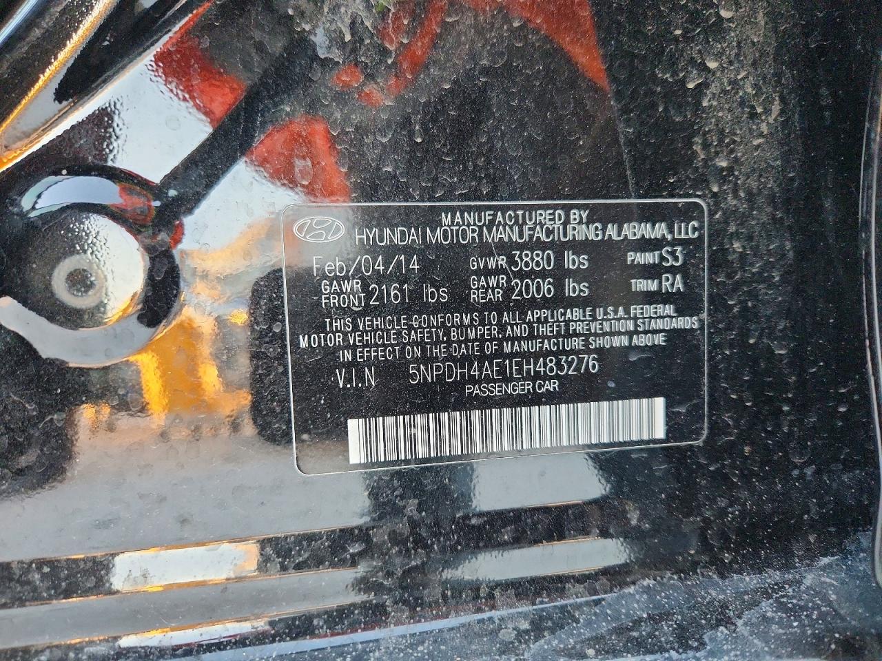 2014 HYUNDAI ELANTRA SE photo 12