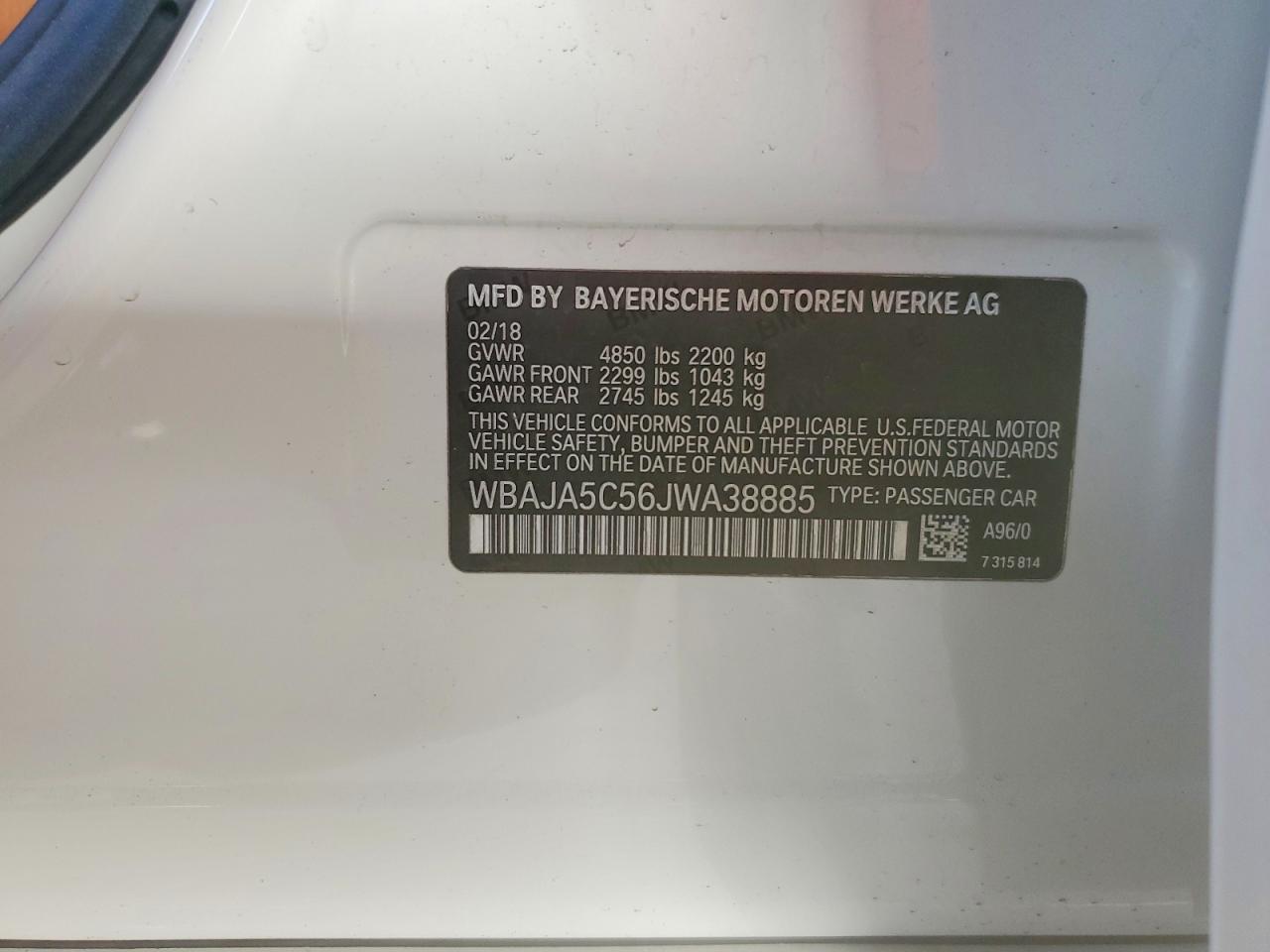 2018 BMW 530 I photo 13