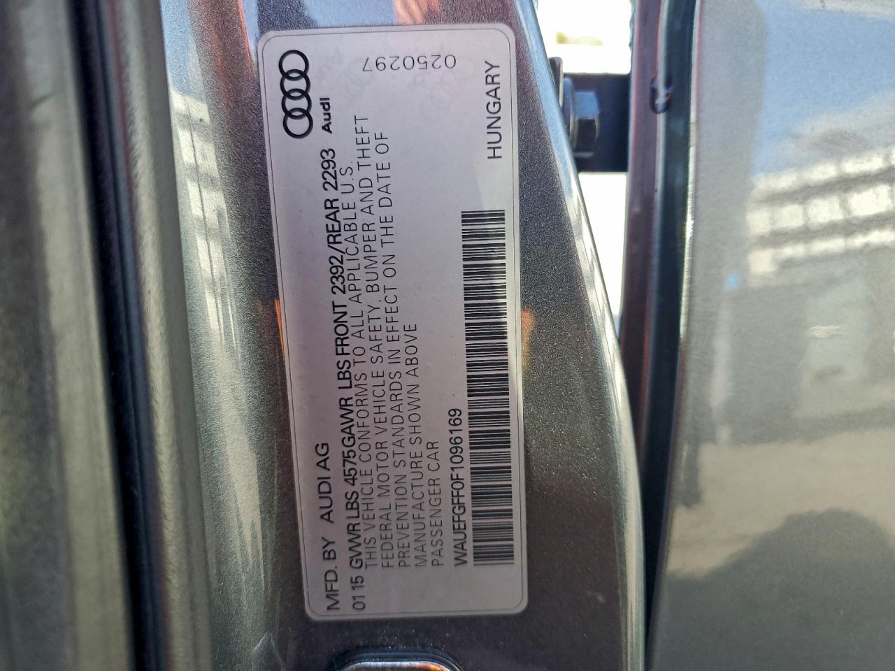 2015 AUDI A3 PREMIUM PLUS photo 13