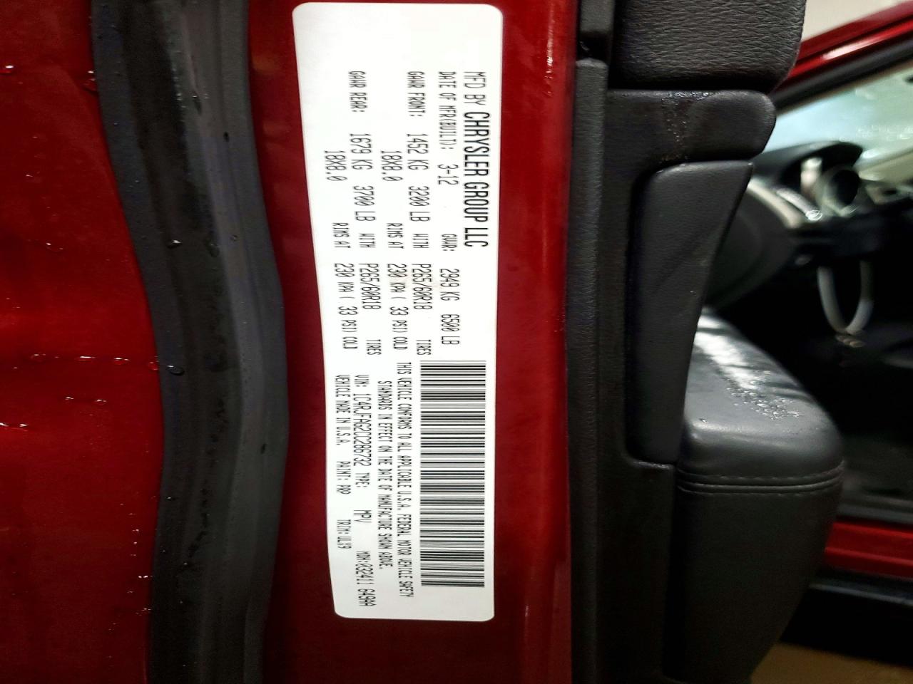 2012 JEEP GRAND CHEROKEE LAREDO photo 14