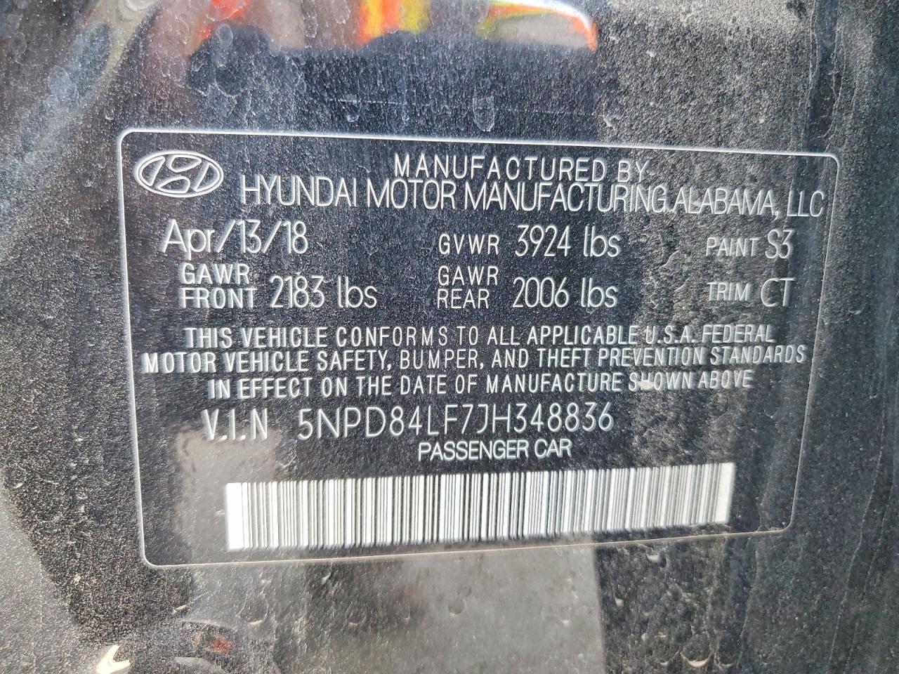 2018 HYUNDAI ELANTRA SEL photo 12