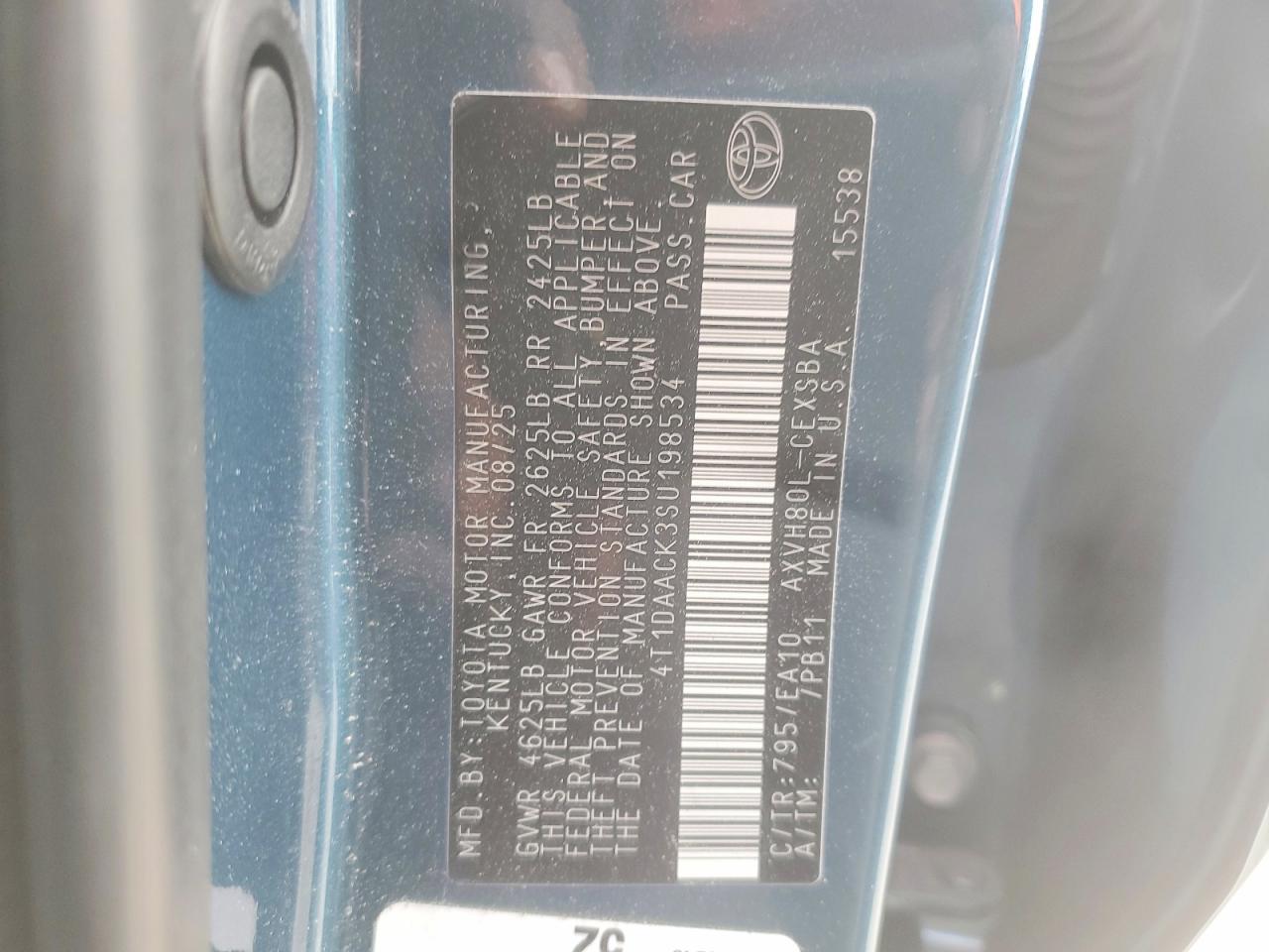 2025 TOYOTA CAMRY XSE photo 13