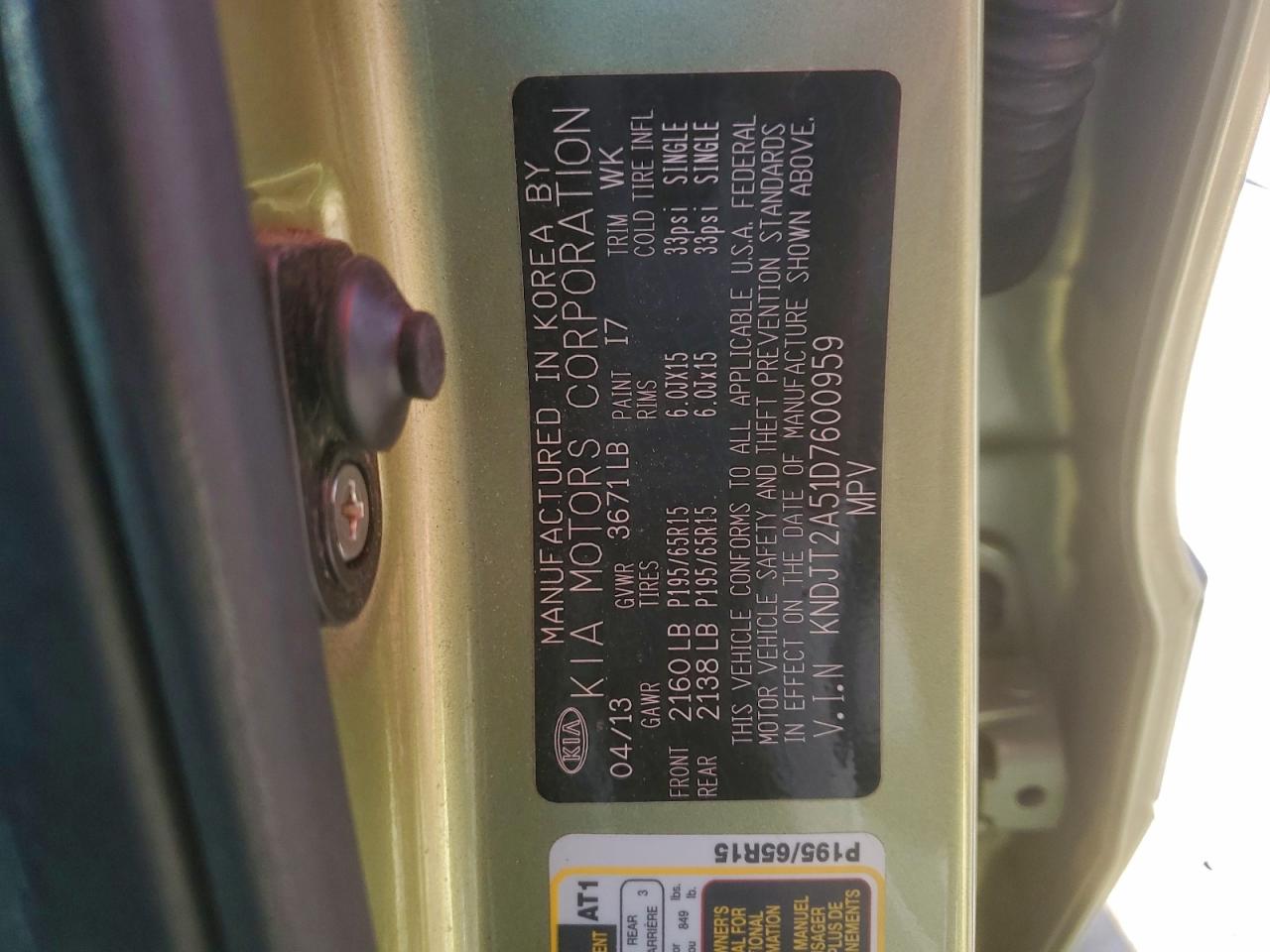 2013 KIA SOUL photo 13