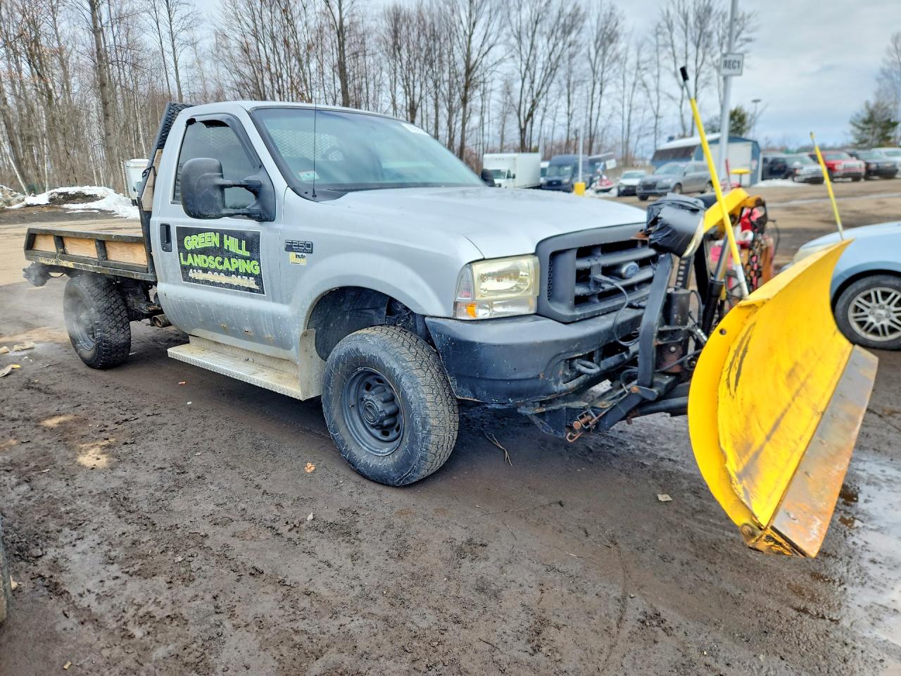 2004 FORD F250 SUPER DUTY FLATBED TRUCK photo 10