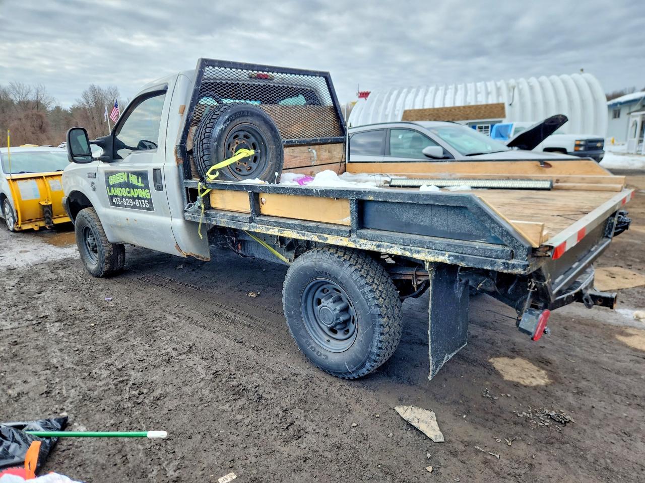 2004 FORD F250 SUPER DUTY FLATBED TRUCK photo 4