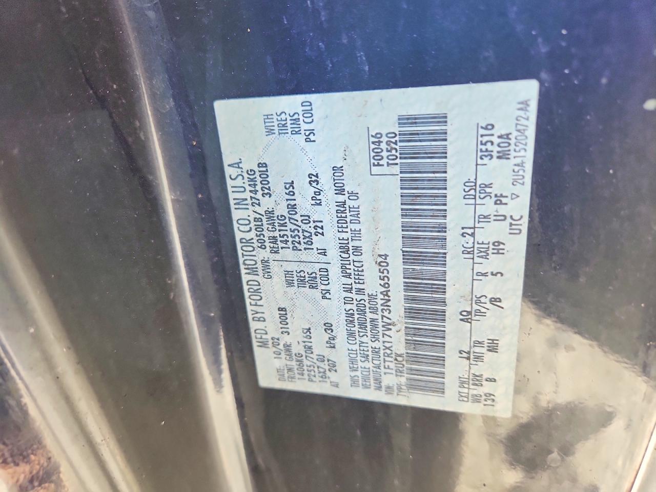 2003 FORD F150 photo 12