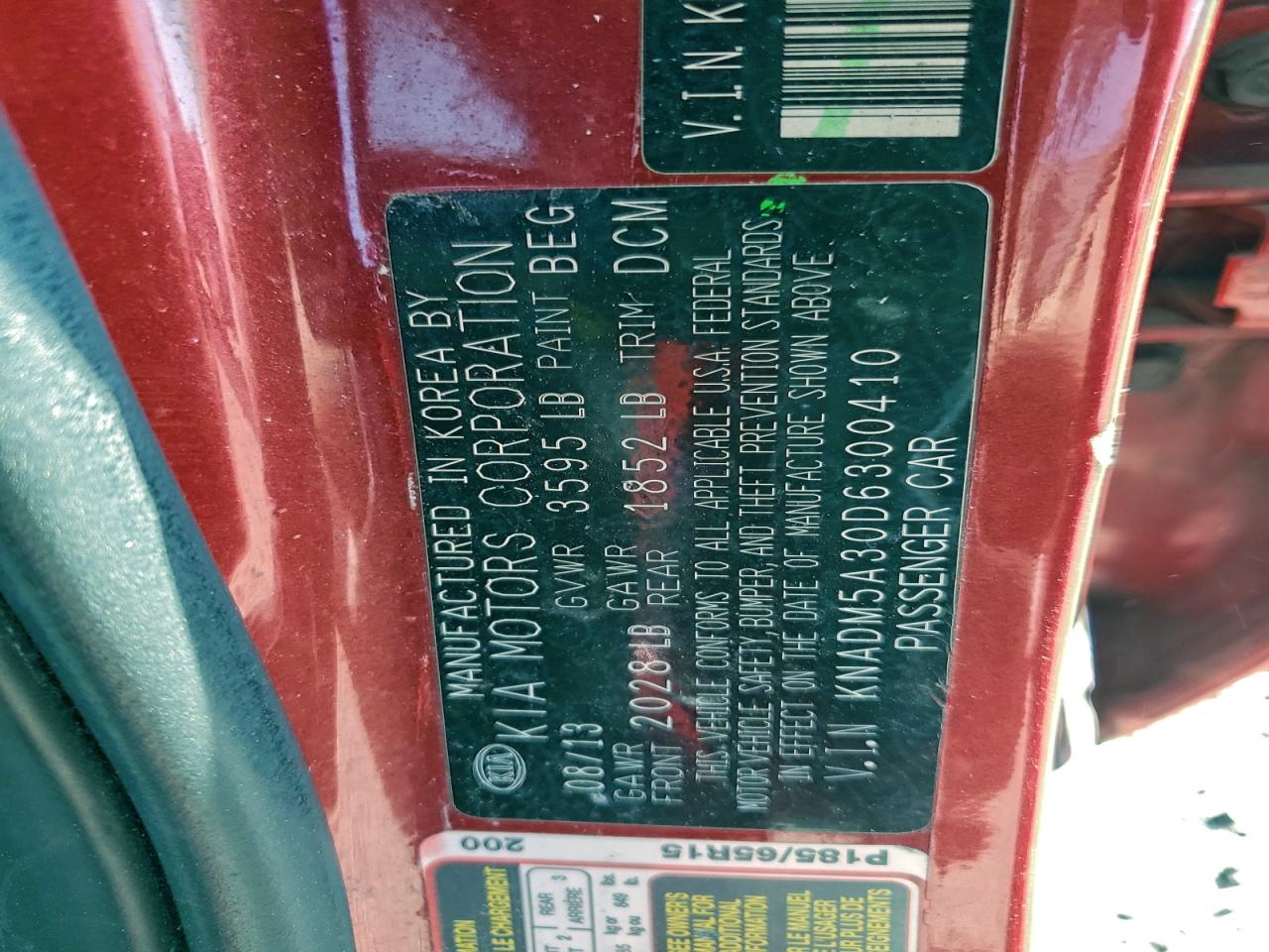 2013 KIA RIO LX photo 23