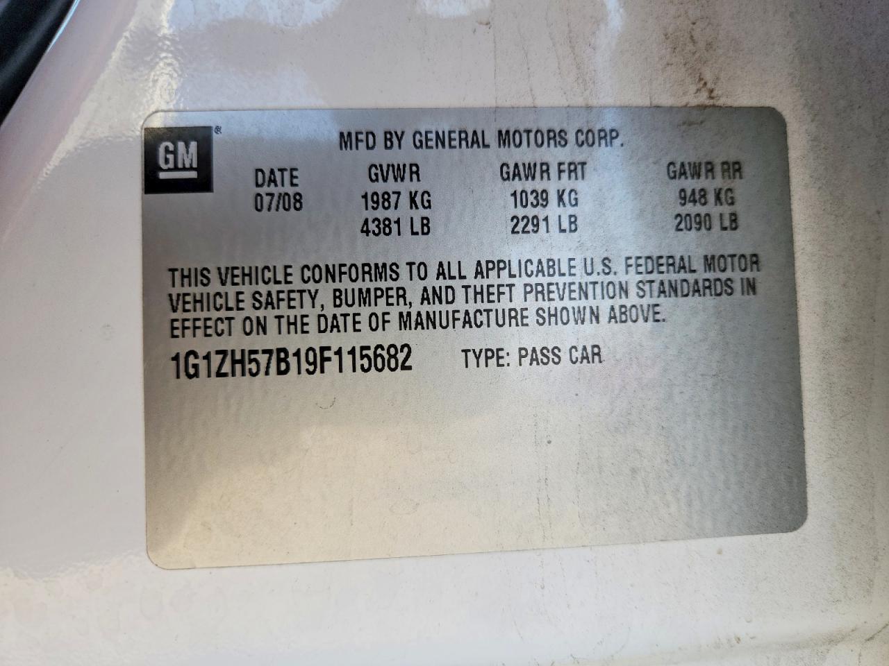 2009 CHEVROLET MALIBU 1LT photo 12