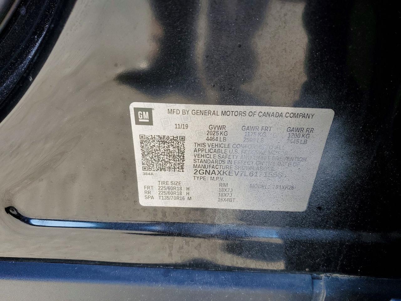 2020 CHEVROLET EQUINOX LT photo 13