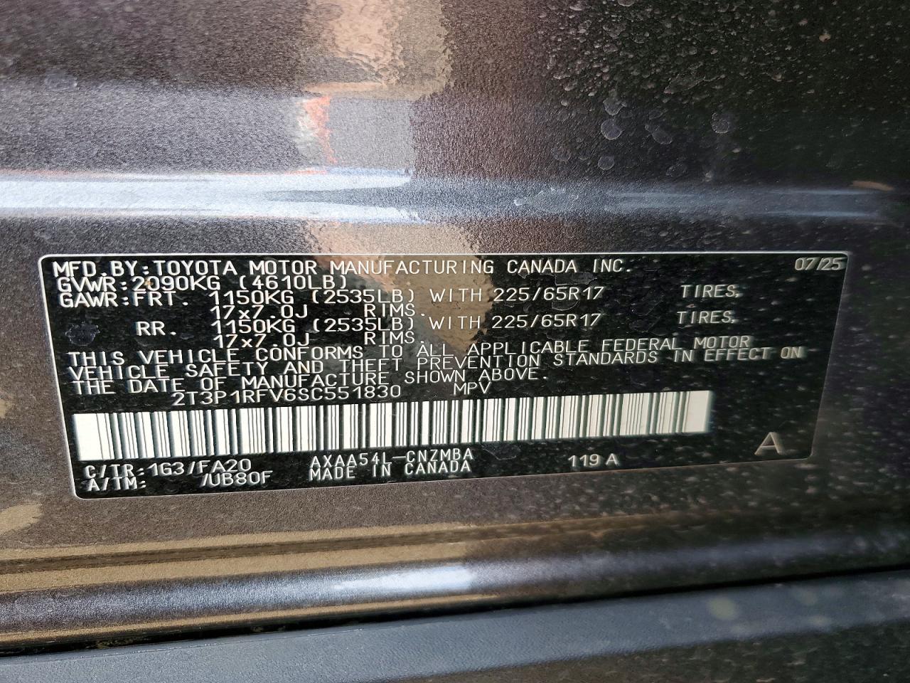 2025 TOYOTA RAV4 XLE photo 12