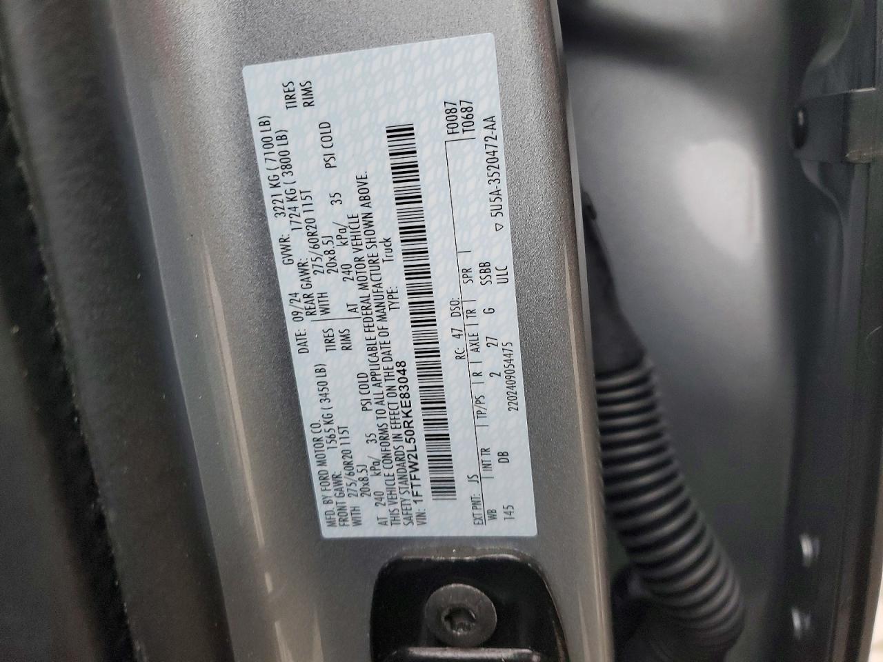 2024 FORD F150 STX photo 23