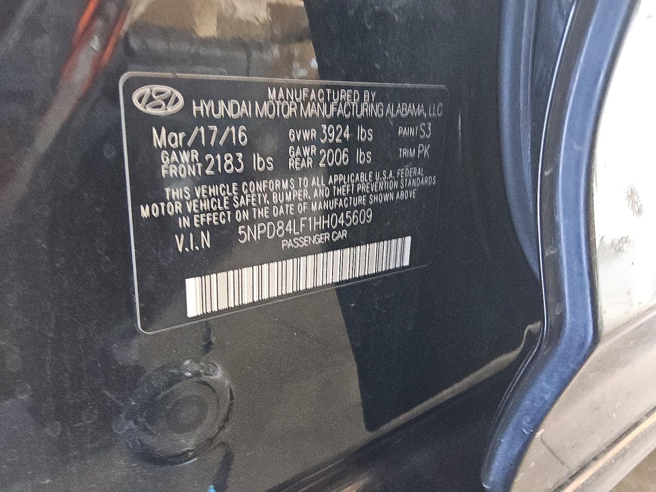 2017 HYUNDAI ELANTRA SE photo 12
