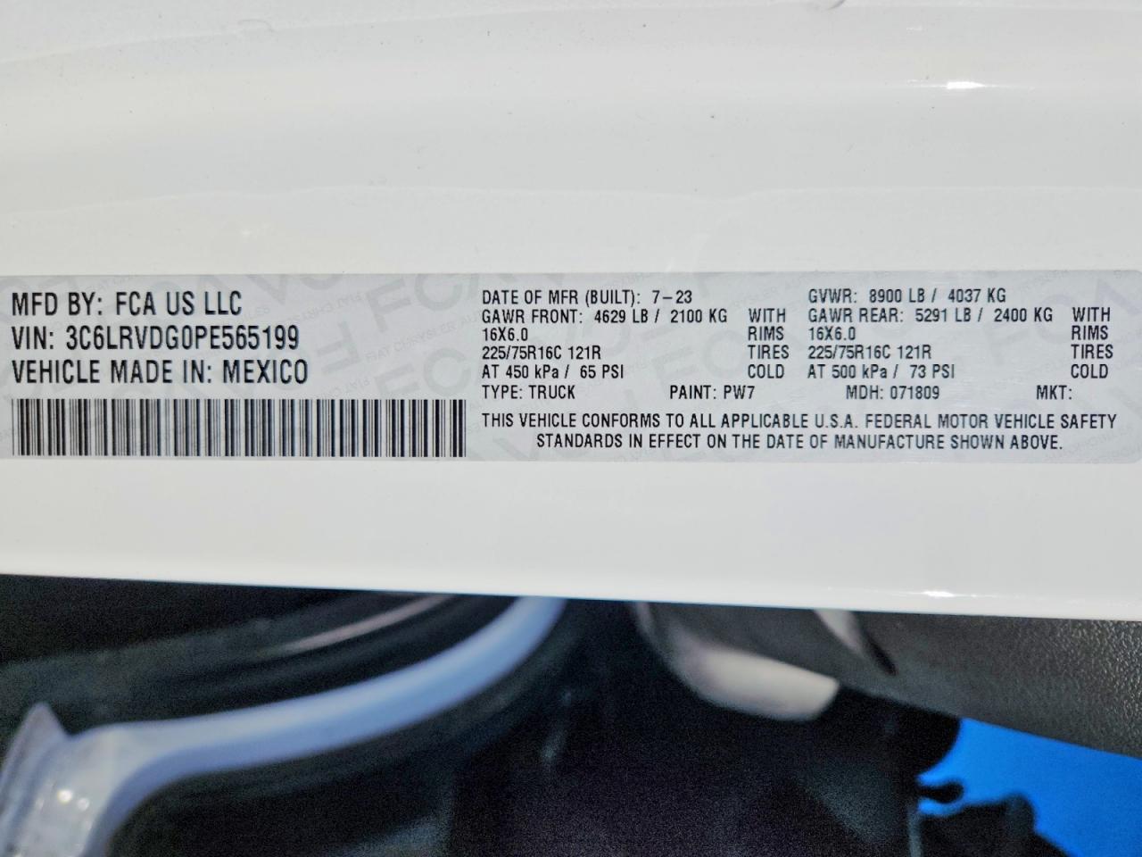 2023 RAM PROMASTER 2500 UTILITY / SERVICE VAN photo 27