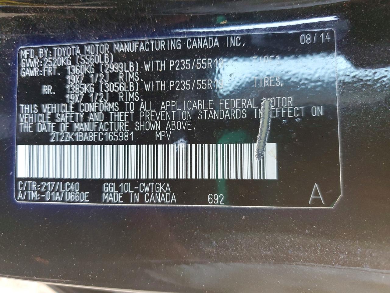 2015 LEXUS RX 350 photo 37
