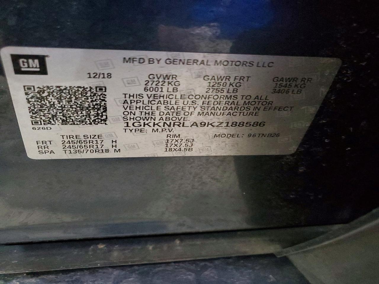 2019 GMC ACADIA SLE photo 37