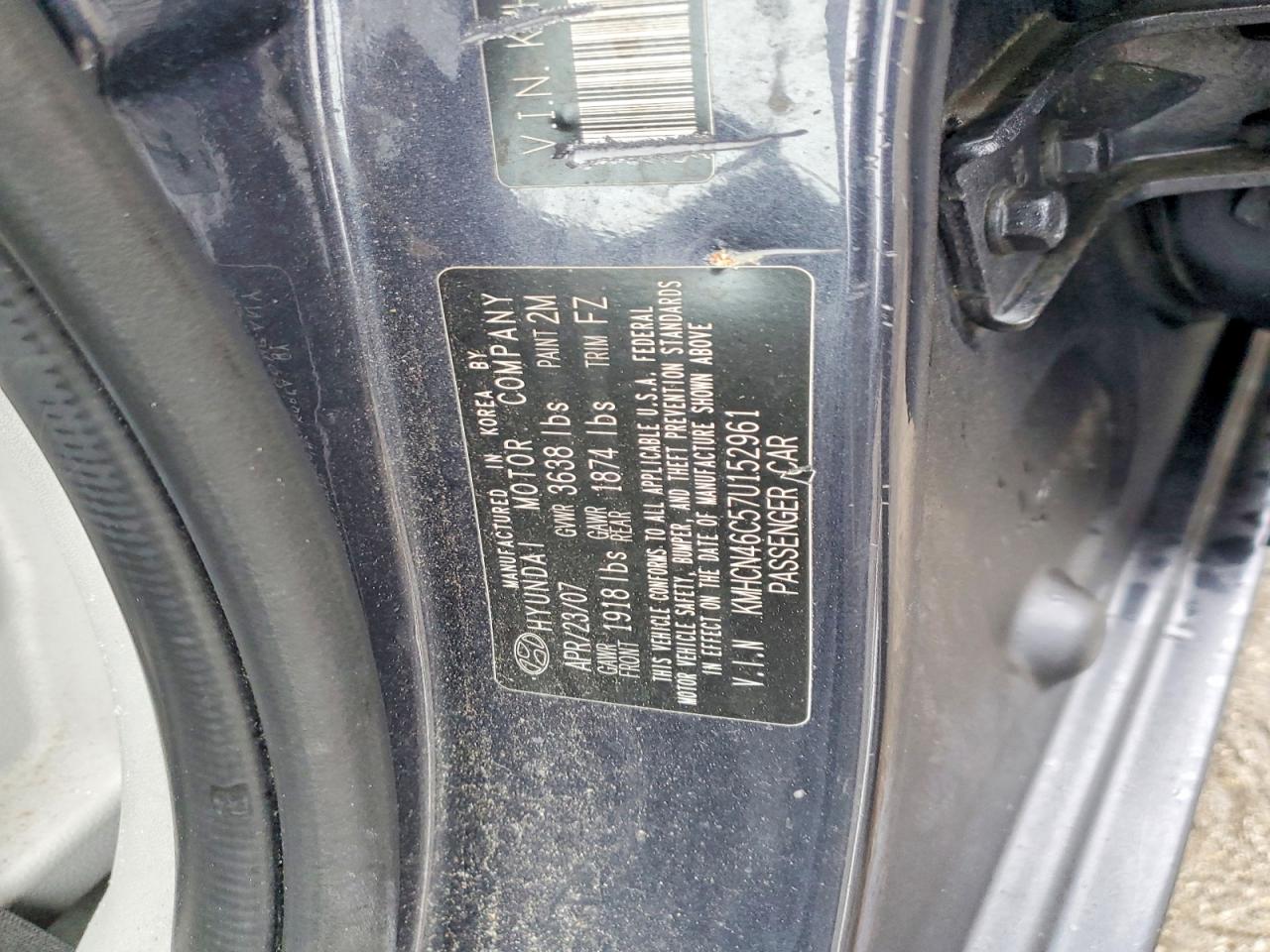 2007 HYUNDAI ACCENT photo 25