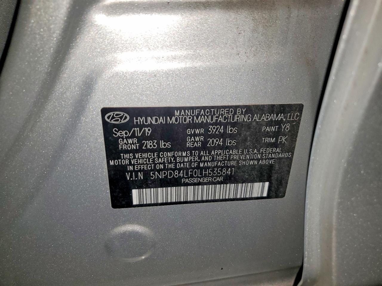 2020 HYUNDAI ELANTRA SEL photo 12