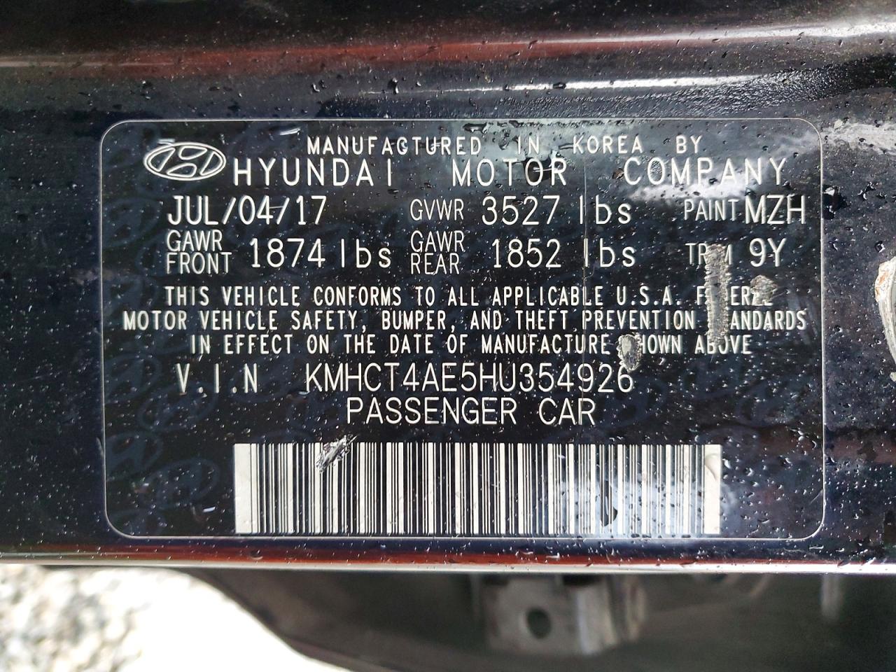 2017 HYUNDAI ACCENT SE photo 12