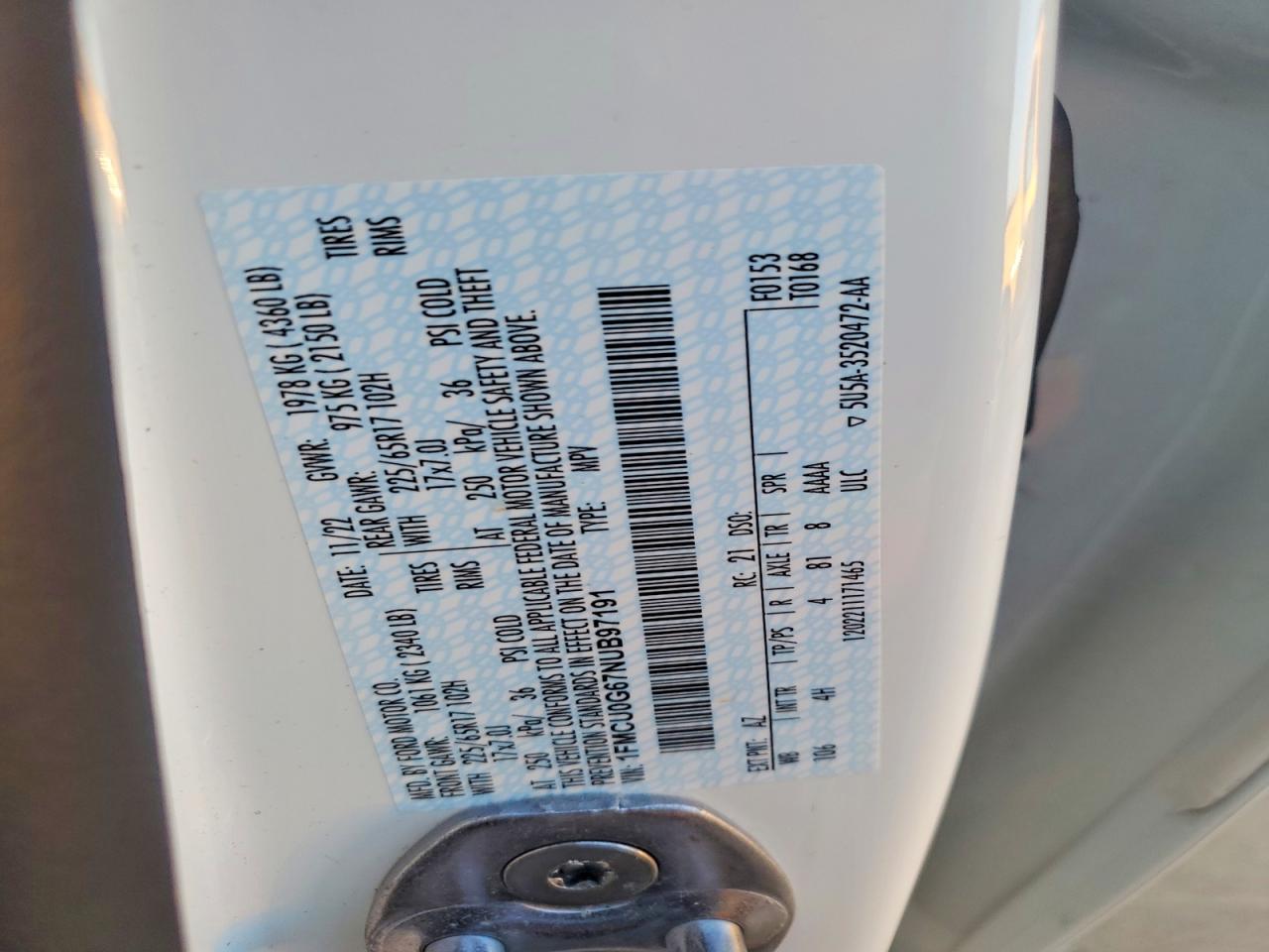 2022 FORD ESCAPE SE photo 37
