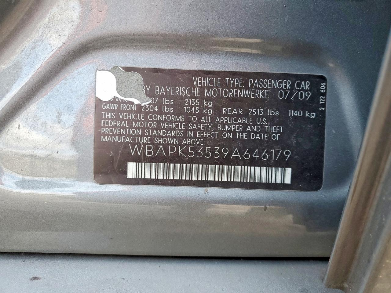 2009 BMW 328 XI SULEV photo 12