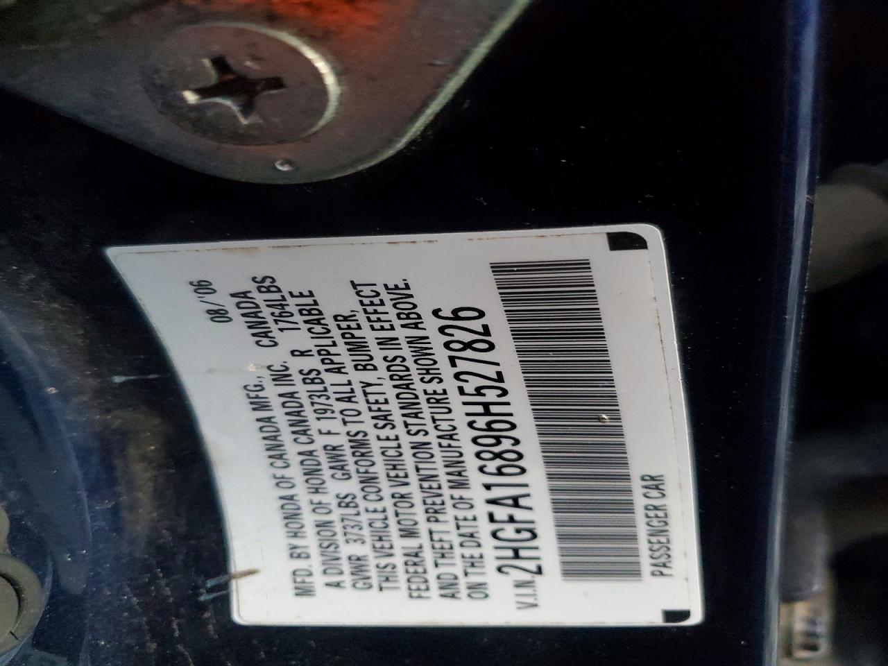 2006 HONDA CIVIC EX photo 34