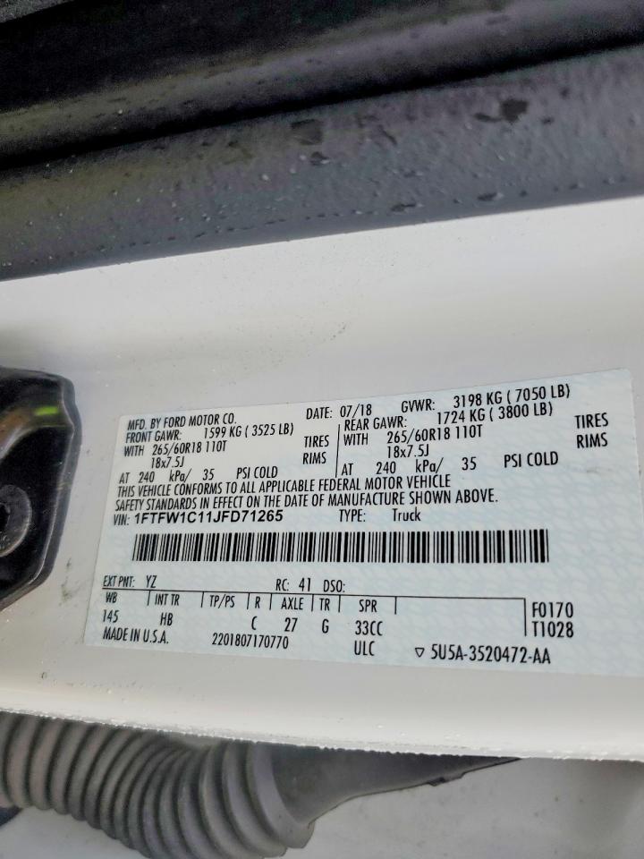 2018 FORD F150 SUPERCREW photo 23