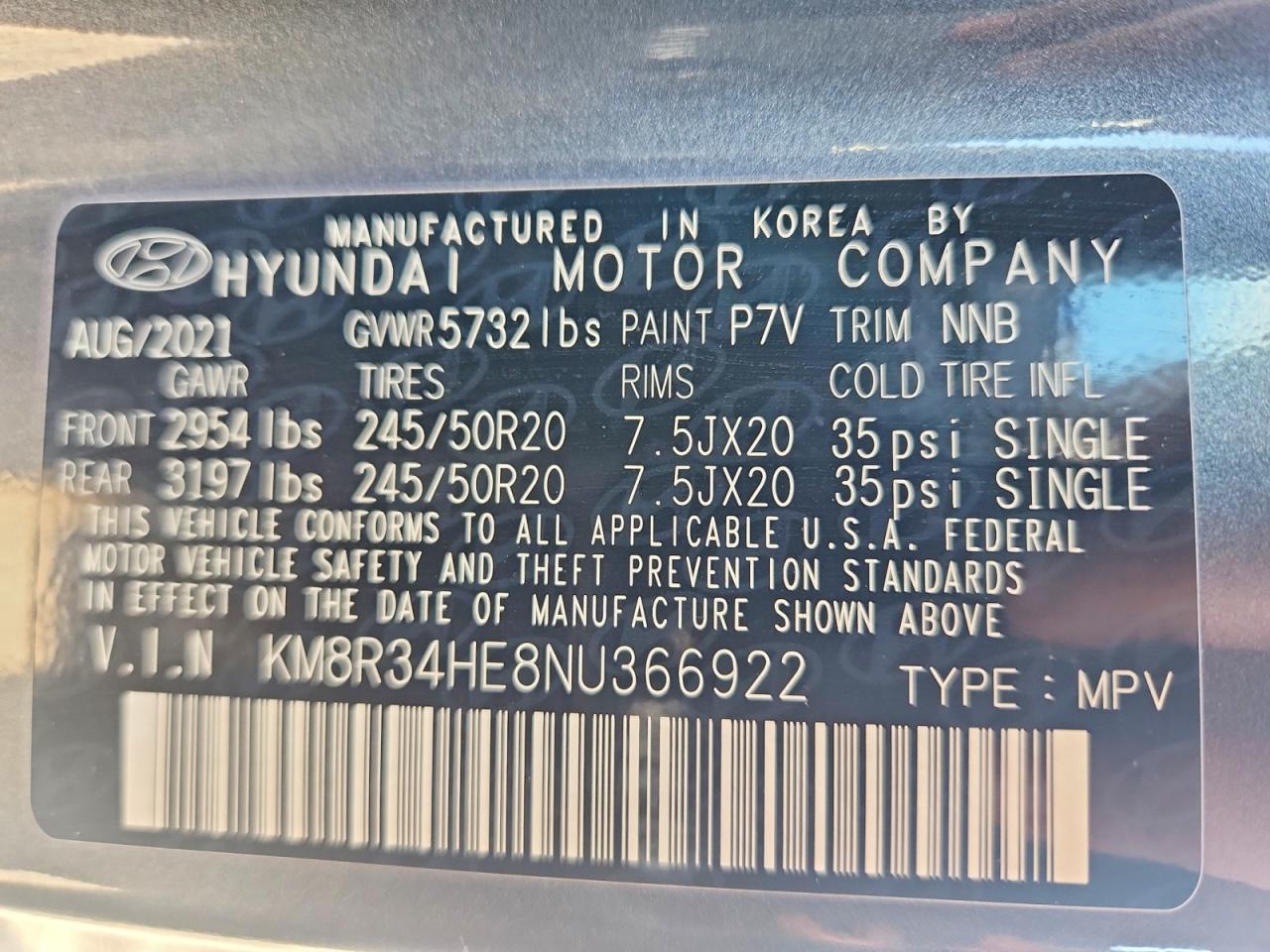 2022 HYUNDAI PALISADE SEL photo 25