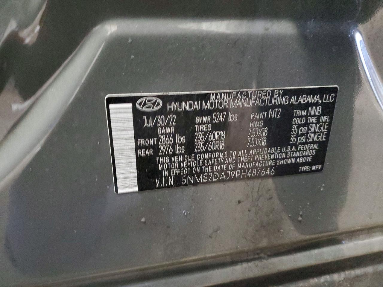 2023 HYUNDAI SANTA FE SEL photo 13