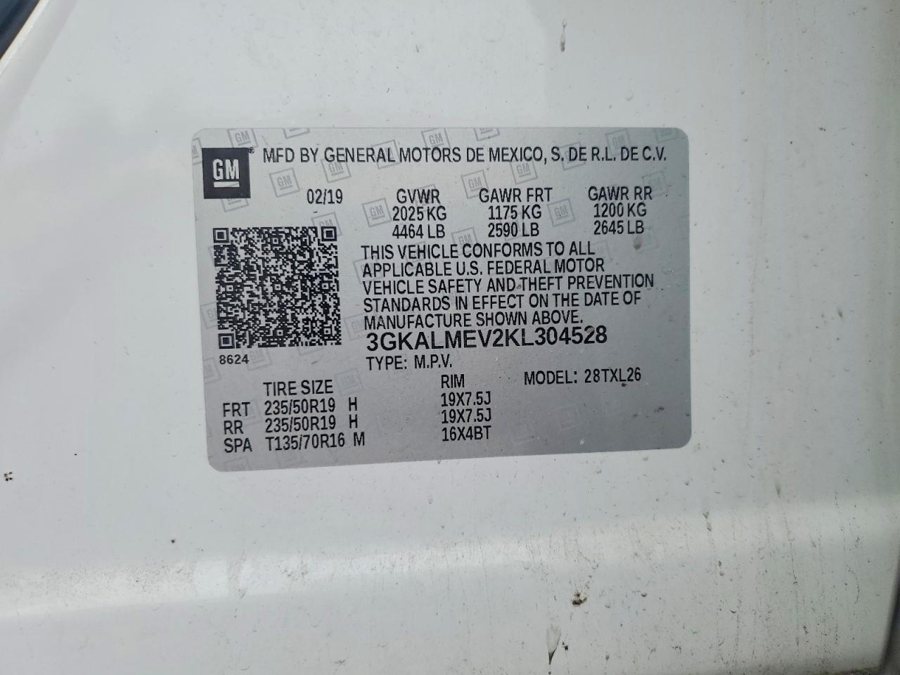 2019 GMC TERRAIN SLE photo 37