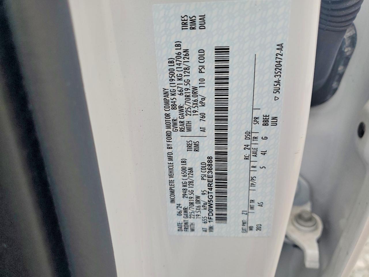 2024 FORD F550 SUPER DUTY UTILITY / SERVICE TRUCK photo 12