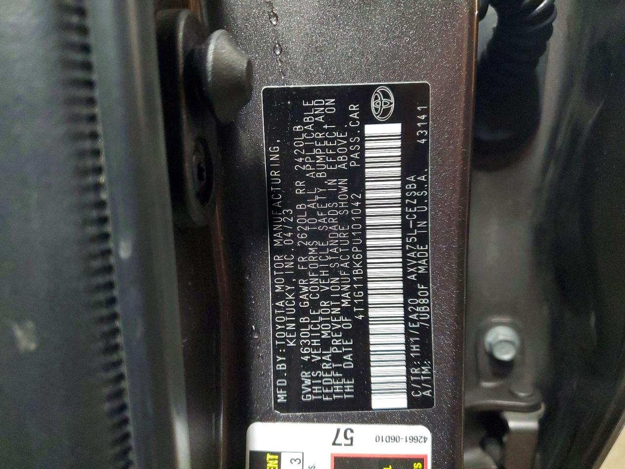 2023 TOYOTA CAMRY SE NIGHT SHADE photo 12