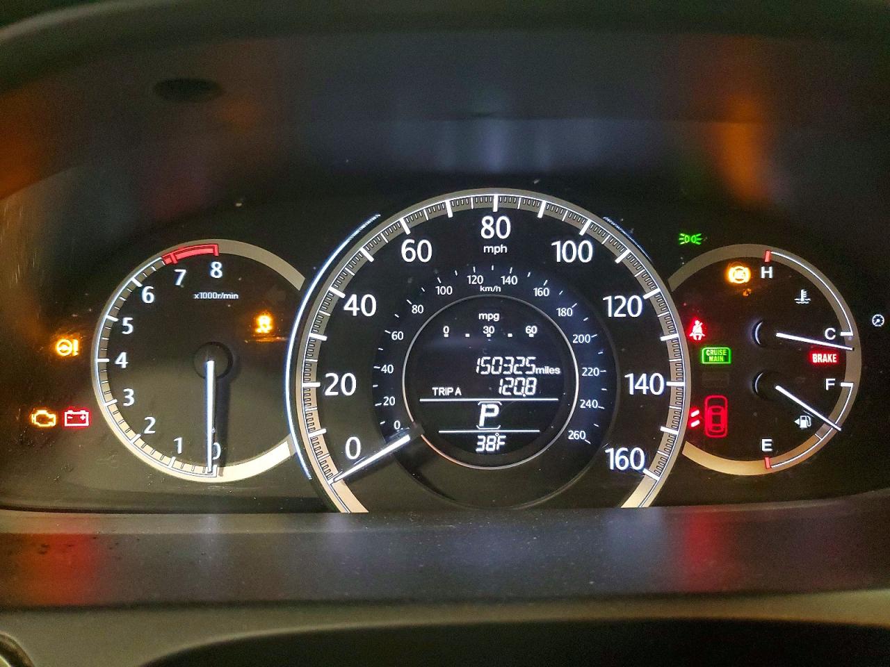 2014 HONDA ACCORD EX photo 9