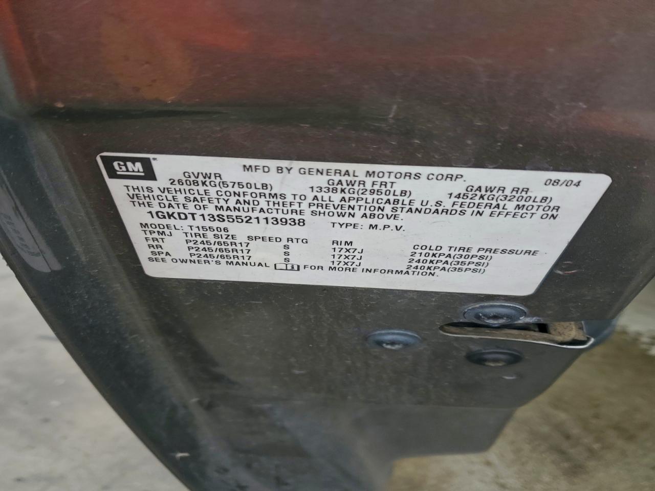2005 GMC ENVOY photo 25