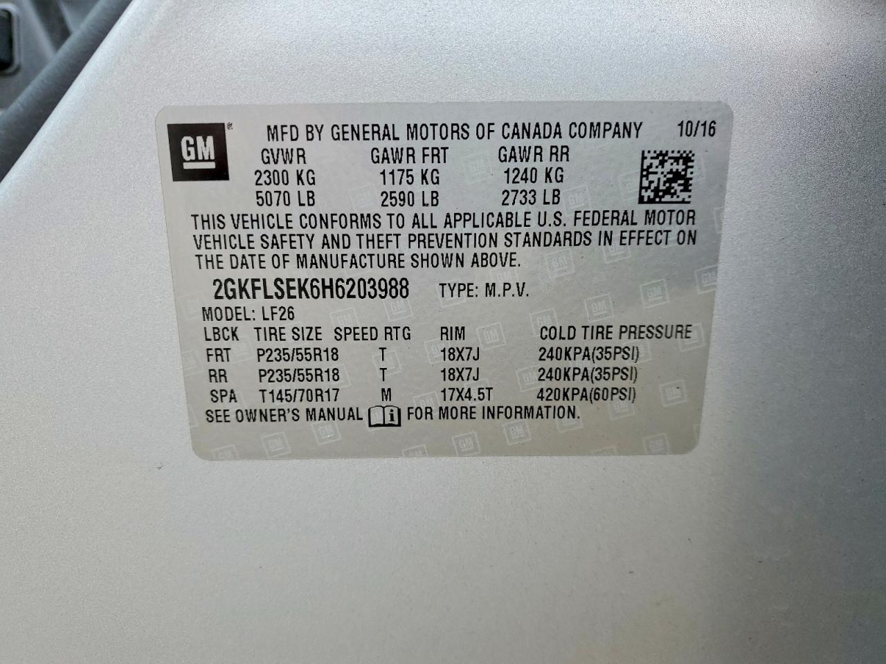 2017 GMC TERRAIN SLE photo 27