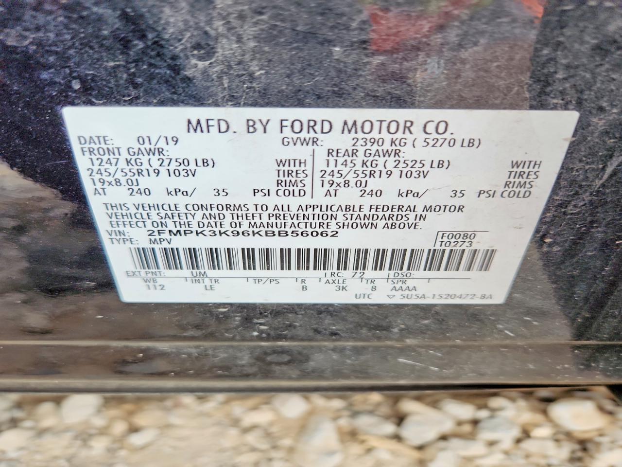 2019 FORD EDGE TITANIUM photo 25