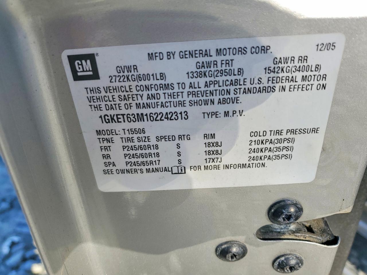 2006 GMC ENVOY DENALI photo 25