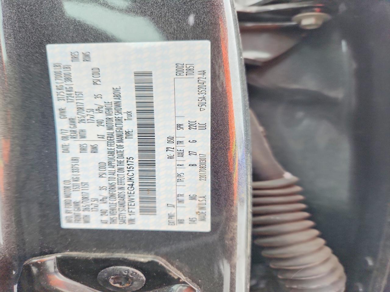 2018 FORD F150 SUPERCREW photo 12