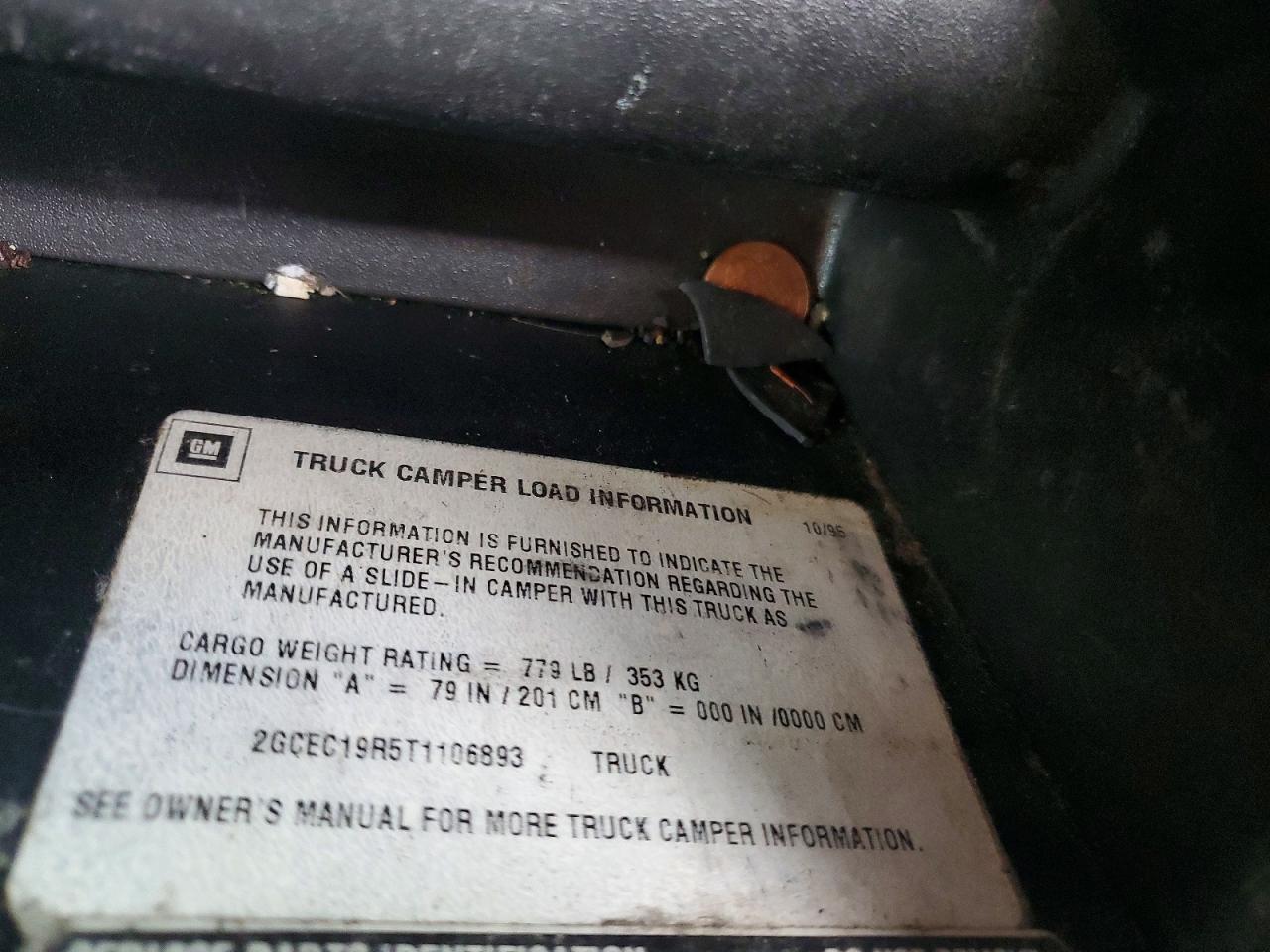 1996 CHEVROLET GMT-400 C1500 photo 14
