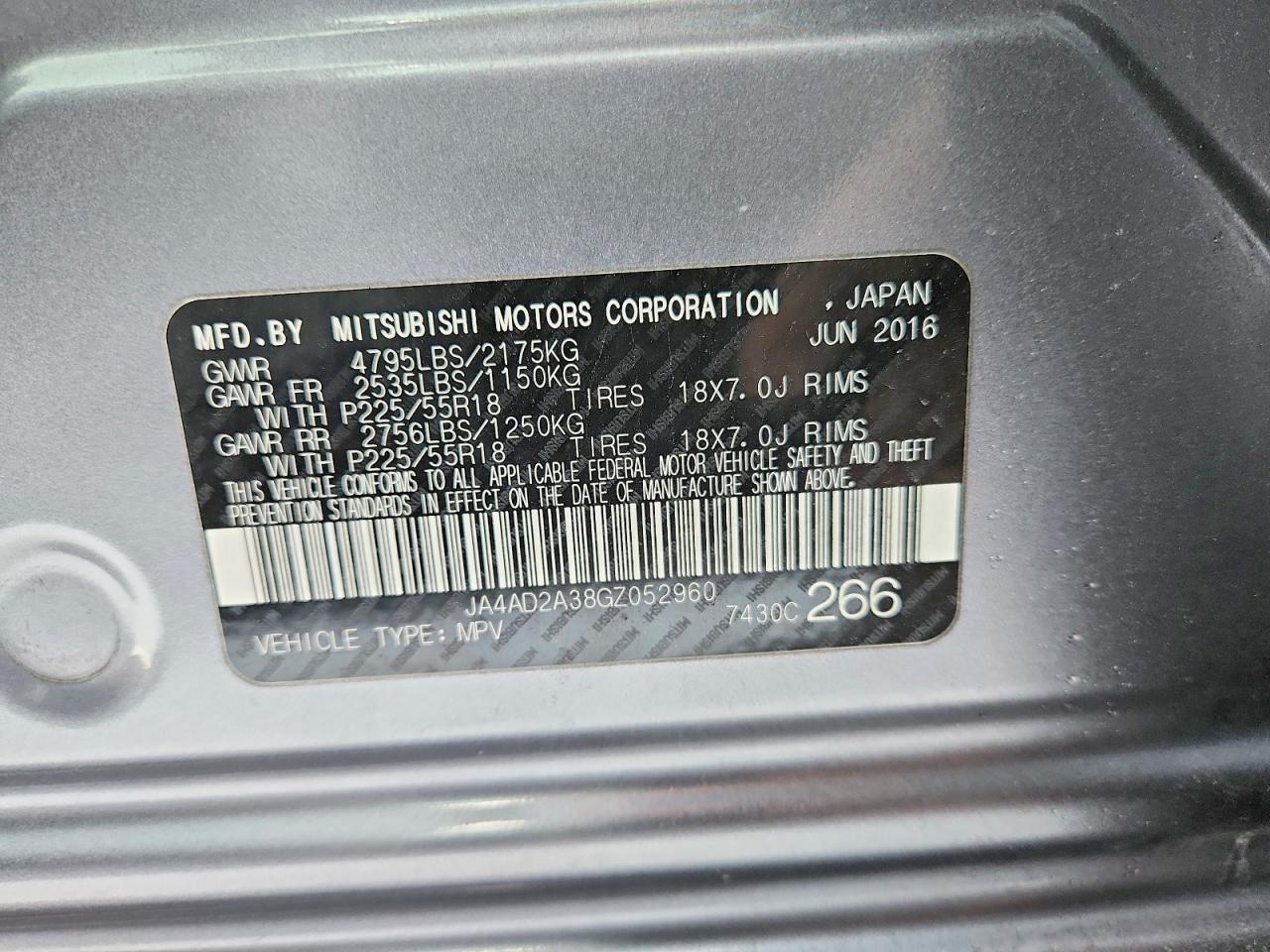 2016 MITSUBISHI OUTLANDER ES photo 14