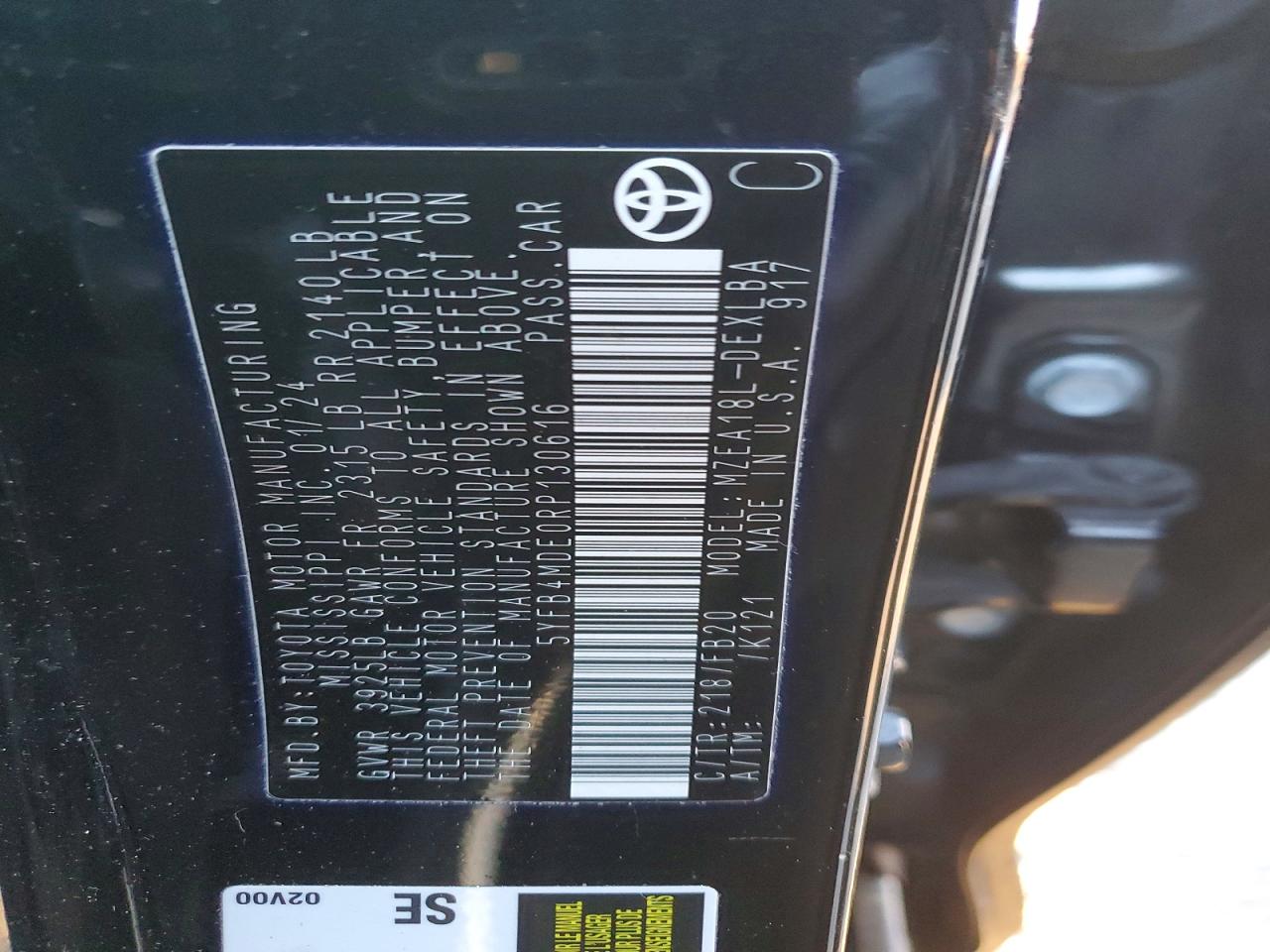 2024 TOYOTA COROLLA LE photo 12