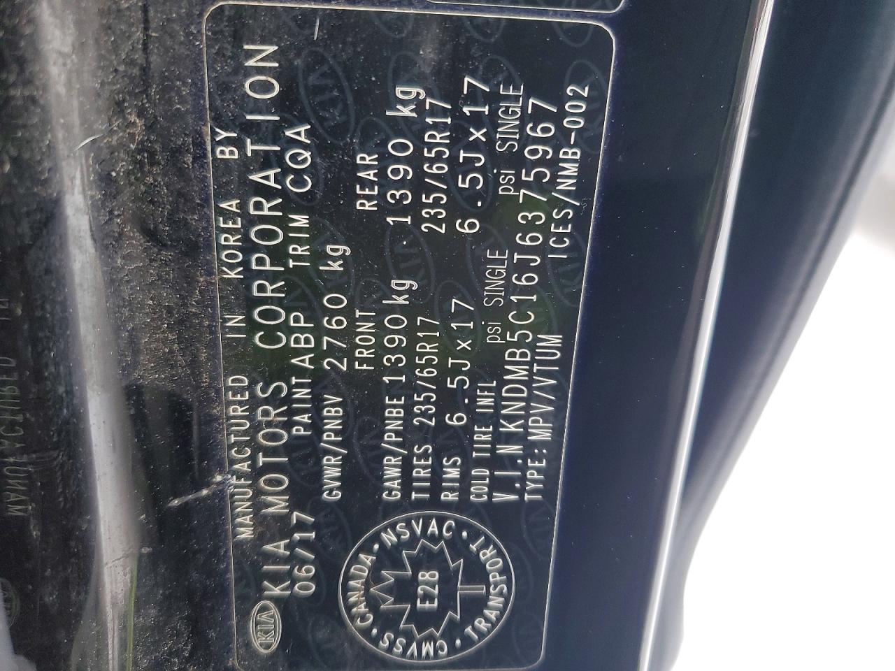 2018 KIA SEDONA LX photo 14