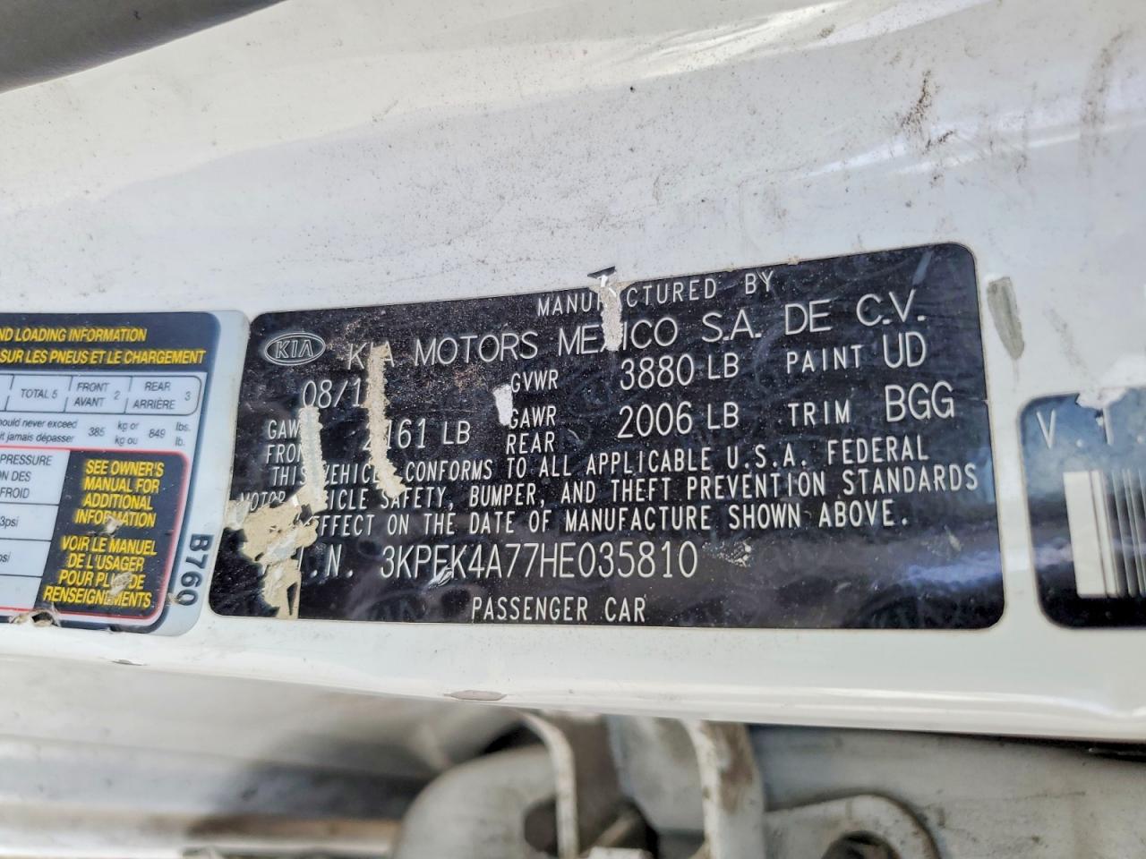 2017 KIA FORTE LX photo 12