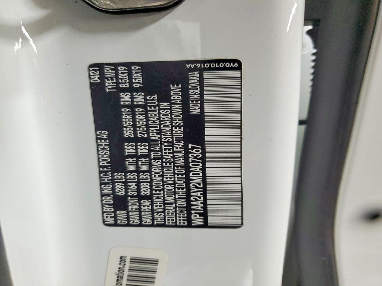 2021 PORSCHE CAYENNE photo 13