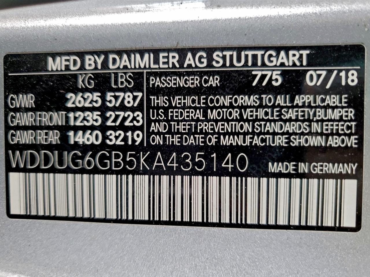 2019 MERCEDES-BENZ S 450 photo 12