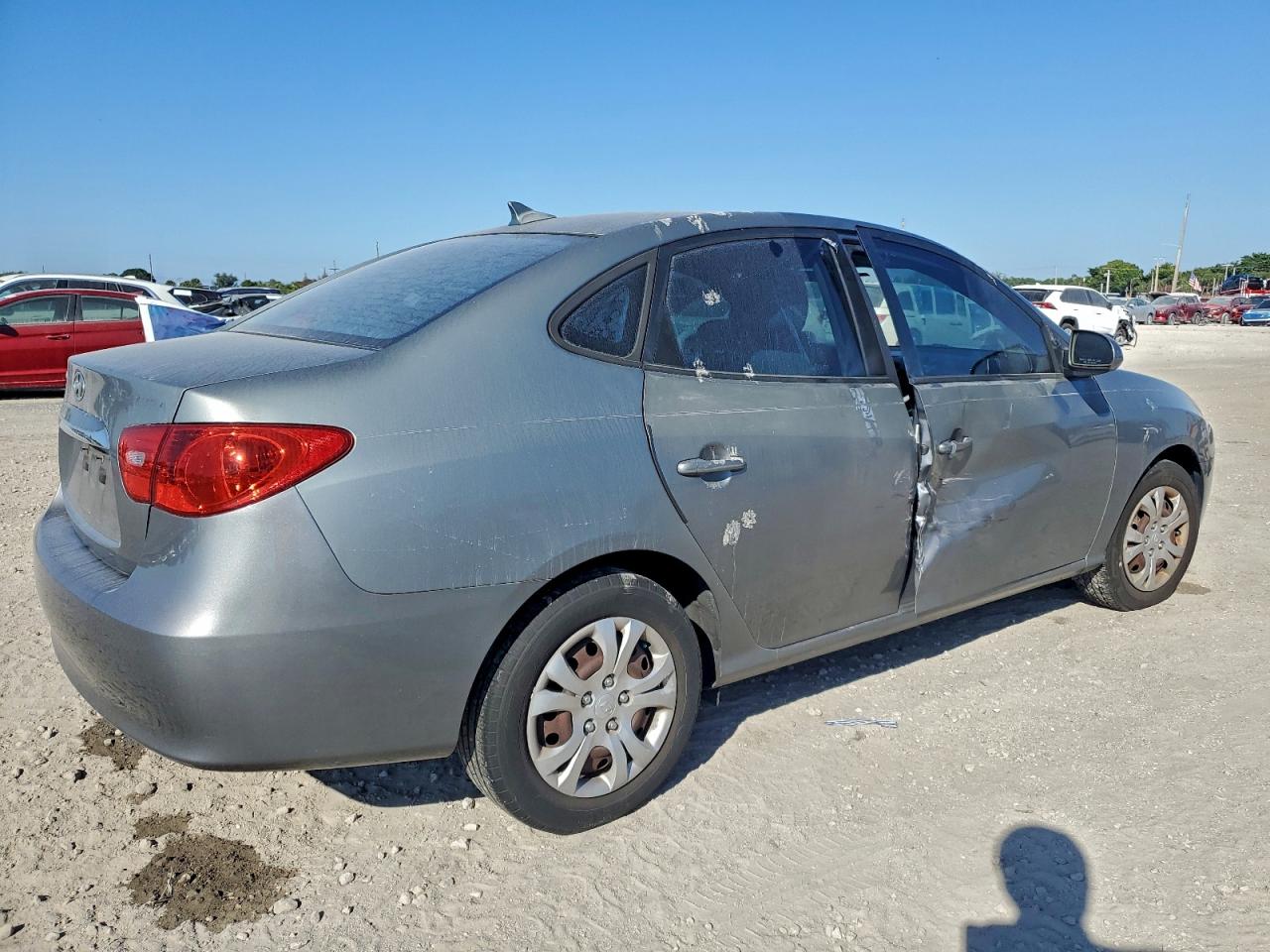 2010 HYUNDAI ELANTRA BLUE photo 3