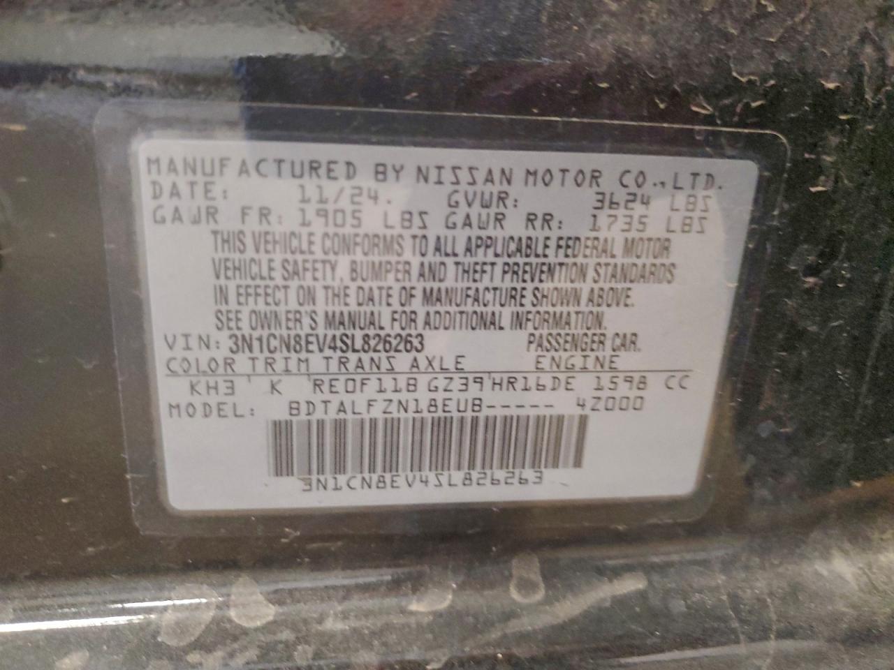 2025 NISSAN VERSA SV photo 12
