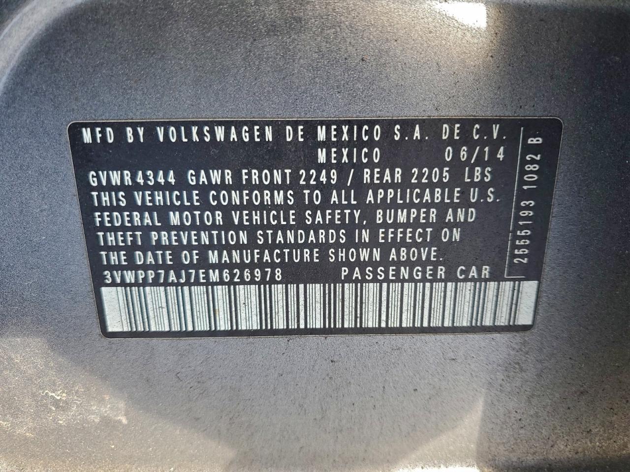 2014 VOLKSWAGEN JETTA S photo 12