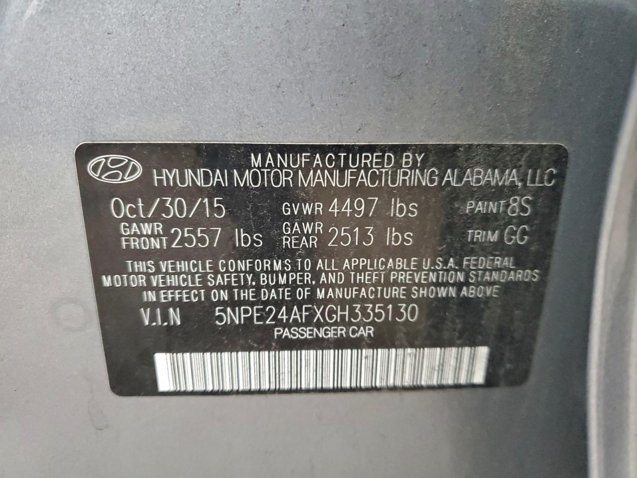 2016 HYUNDAI SONATA SE photo 13