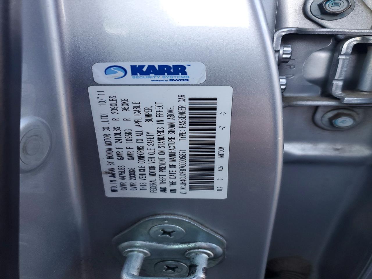 2012 ACURA TSX SE photo 23